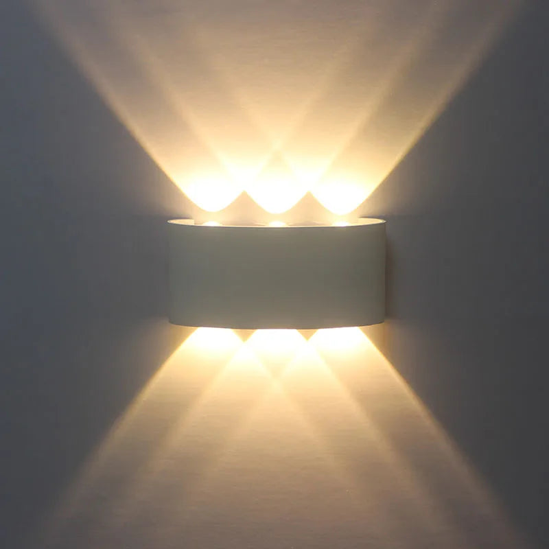 Modern LED Wall Light up Down Lighting Cube Sconce Lamp Fixture Mount Indoor Outdoor Home Room Bedroom Hotel Lighting Decoration