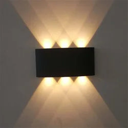 Modern LED Wall Light up Down Lighting Cube Sconce Lamp Fixture Mount Indoor Outdoor Home Room Bedroom Hotel Lighting Decoration