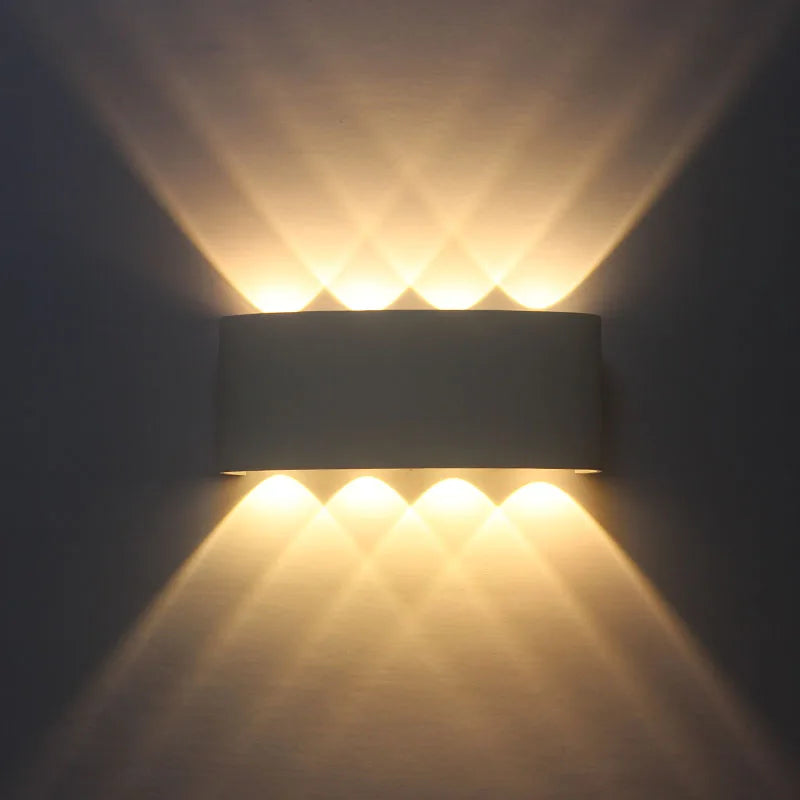 Modern LED Wall Light up Down Lighting Cube Sconce Lamp Fixture Mount Indoor Outdoor Home Room Bedroom Hotel Lighting Decoration