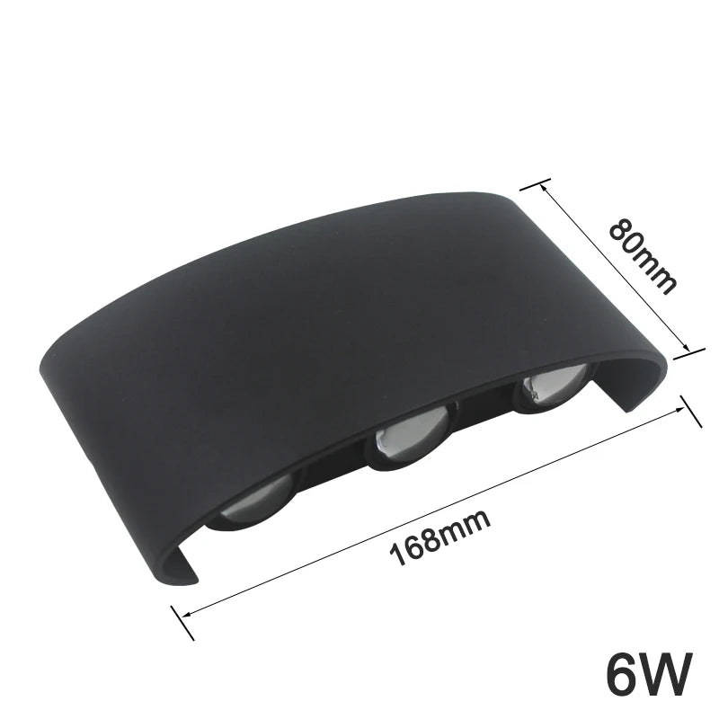 Modern LED Wall Light up Down Lighting Cube Sconce Lamp Fixture Mount Indoor Outdoor Home Room Bedroom Hotel Lighting Decoration