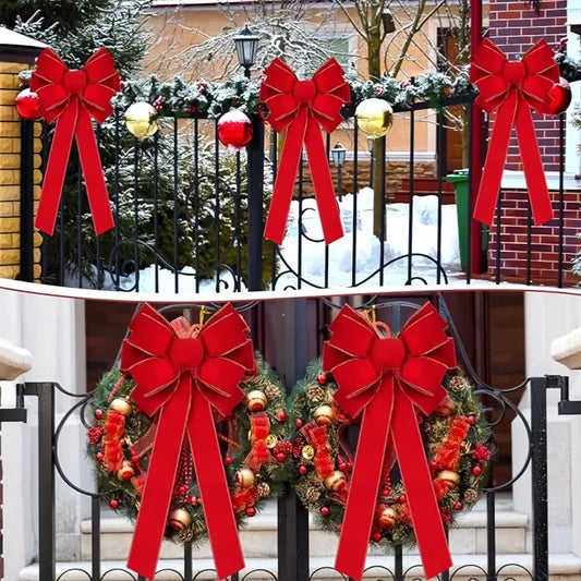 3/1 Windows Walls Doors Tables Christmas Tree Decorations Holiday Decorations Christmas Bows Add Festive Atmosphere